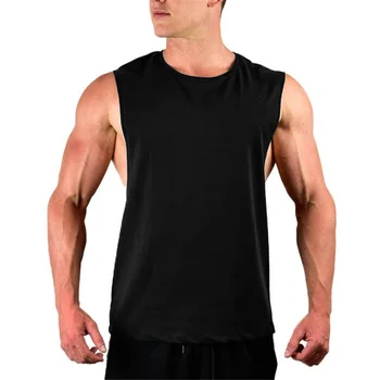 Bărbați fără Mâneci tricou Săli de sport Stringer vesta Gol de Antrenament T-Shirt Tee Musculare Culturism Rezervor de Top Îmbrăcăminte de Fitness
