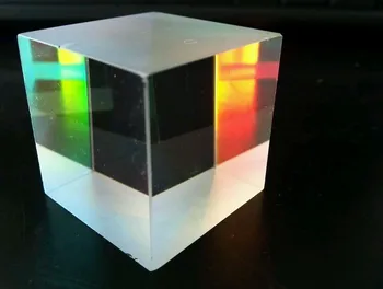 2 BUC 34x34x36mm de Învățământ Prisma Defecte Cruce Dicroice X-Cube Prism RGB Combiner Decorare de Sticlă