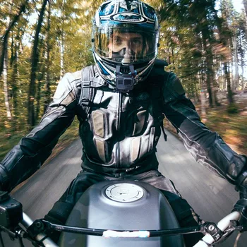 TELESIN Casca Motocicleta Curea Montare de Acțiune aparat de Fotografiat din Față Bărbie Mount pentru GoPro Hero 9 8 7 6 5 DJI Osmo Acțiune Accesorii