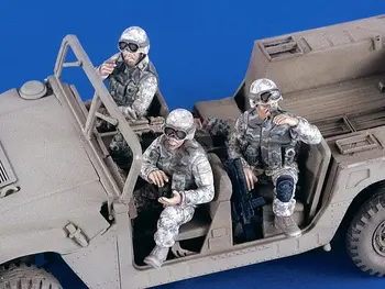 1/35 Rășină Figura Kit Model modern NE-a Echipajului în Războiul din Irak (3 Cifre) Unassambled Nevopsite