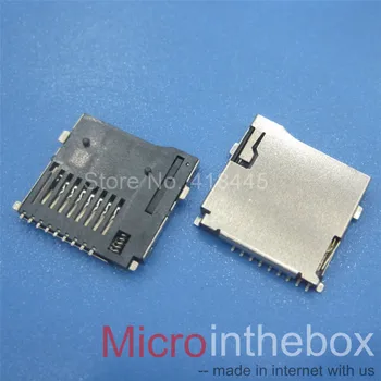 1000buc/Rola TF card conector cititor Împinge și de blocare Tip SMD Micro SD Card Socket mobile pad Card de Memorie povestitor