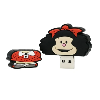 Fată drăguță Memoria Stick Mafalda Cadou Personalizat Pendrive 256 GB 128GB Cle USB Flash Drive 64GB 4GB 8 16 GB Cheie Disc 32GB 256GB