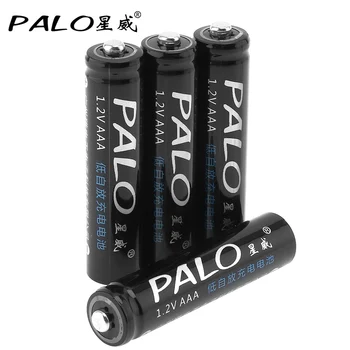 4buc/lot PALO AAA Acumulator 1.2 V 600mAh Ni-MH NiMH AAA Baterie cu Supapa de Siguranta pentru Controlul de la Distanță Camera foto de Jucărie