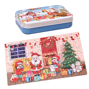 Copii De Crăciun, Cadou Jucarii Puzzle An Nou Fericit Crăciun Fericit 2020 Jucărie De Învățământ Pentru Copii Cadou De Crăciun Noel Natal Oferta