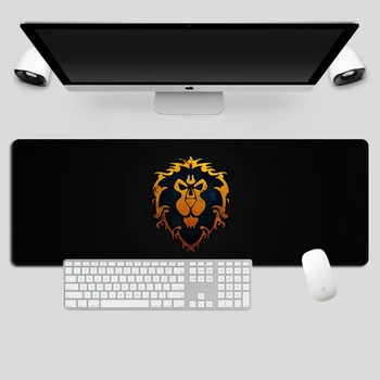 World of Warcraft 80x30cm Mari Mouse pad Gamer Hoarda Alianța Cauciuc Otaku XXL Gaming Mousepad cu Calculator Mat Accesorii Pc
