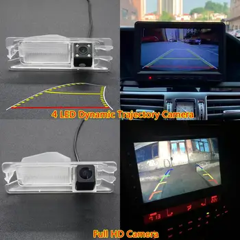 HD Dinamic Traiectorie Piese retrovizoare Inversa aparat de Fotografiat pentru Nissan Martie Renault Logan Sandero W Parcare Rezervă Monitor