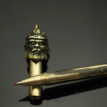 Cupru pur Dasheng Aur Pix cu Gel Pot Grava Compania Comemorative de Publicitate Cadouri Speciale Monkey King Alamă pen