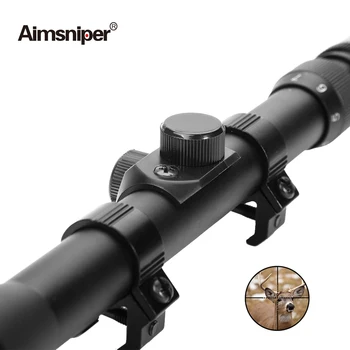 Aimsniper 3-7x28 Lunetă de Vânătoare Optica Telescopic Pușcă domeniul de Aplicare Cruce Vedere se Potrivesc 11mm Șină de Montare Pentru Airsoft Pistol Arma