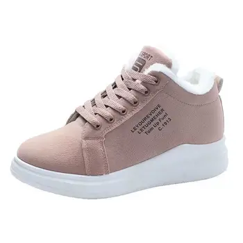 2020 Iarna Femei Adidași Pantofi Blană Femeie Caldă Glezna Cizme De Zapada Doamna Platforma Pantofi Casual Roz