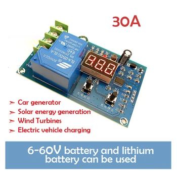 30A Baterie Baterie de Litiu Tensiune de Încărcare Placa de Control a Modulului de Încărcare de Control Comutator de Protecție 6-60V