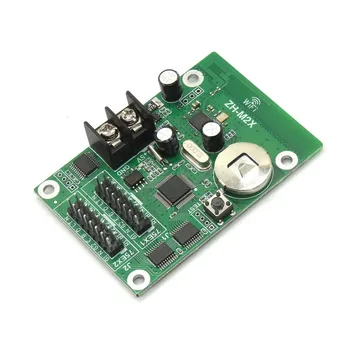 ZH-M2X wifi plin de culoare LED-uri controler USB asincron led de control card cu 2*hub75 port 384*64 pixeli pentru P3,p4,p5,p10 module
