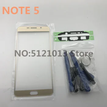 Înlocuirea NOTE5 LCD Fata Touch Screen Digitizer Exterior Lentila de Sticla Pentru Samsung Galaxy NOTE 5 N920 N920F Instrumente de Reparare