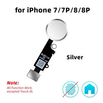FIXBULL Universal Butonul Home de Asamblare Cablu Flex Pentru iPhone 7 8 Plus 7Plus 8Plus Cu Funcția de Întoarcere Nu de Amprente Touch ID
