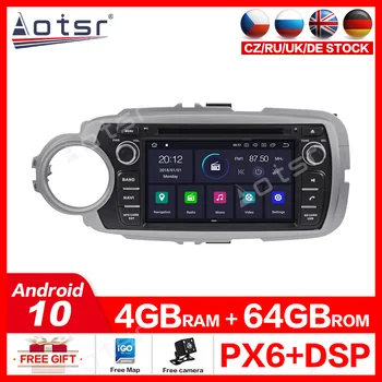 Masina radio stereo casetofon 2 din Android 10.0 Pentru Toyota Yaris 2012-Player Auto navigator GPS receptor stereo unitatea de Cap