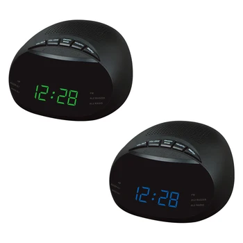 LED-uri SUNT Radio FM Digital Numărul Ceas cu Alarmă Snooze Dormitor Modern Mobilier de Origine Ceasuri