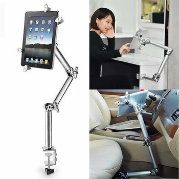 Pliabil Multifunctional Tablet Suport de Telefon Clemă Masina Stand din Aluminiu Rotație de 360 de Montare pe Perete Pat Suport pentru Aer iPad Mini 7-11