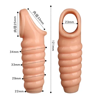 Reutilizabile Penis Extinderea Extinderea Penisului Fir Pompa pentru Penis Sleeve Dildo-uri Prezervative Îngroșarea Întârziere Inele pentru Penis Jucarii Sexuale pentru Barbati.