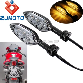 Motocicleta LED-uri de Semnalizare Lumini Pentru Yamaha MT-25 MT03 MT 07 TRASOR MT-09 TRACER Amber Lumina Lămpilor Indicatoare de Semnalizare Luminile