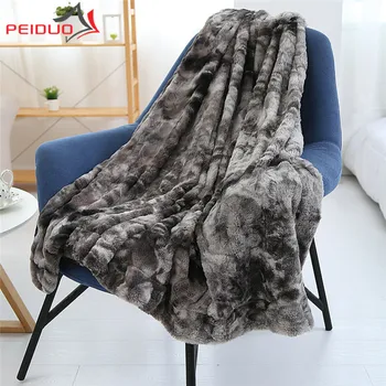 PEIDUO Confort Lux Faux Blana Arunca Patura foarte Moale FluffyPlush Arunca Pături pentru Canapea Pat și Cameră de zi Toamna Iarna