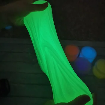 150-300ML Curcubeu Fluorescent Noroi Pufos Floam Copii Modelare Jucării de Lut Polimer de Învățământ Noroi Anti Stres Plastilină Cadouri
