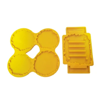 Coaster+Sta Set Rășină Epoxidică Mucegai Cupa Mat+Suport Silicon Mucegai Meserii DIY Kit T4MD