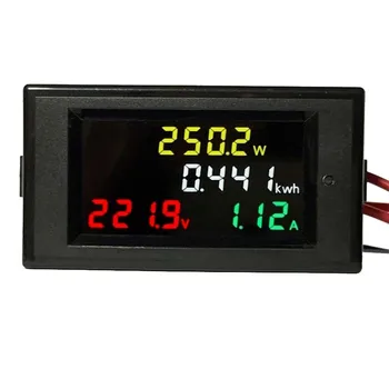 AC 200-450V 100A Digital Ecran LCD Digital de Curent Voltmetru Ampermetru Energie Multimetru Panou Tester Metru de Monitor