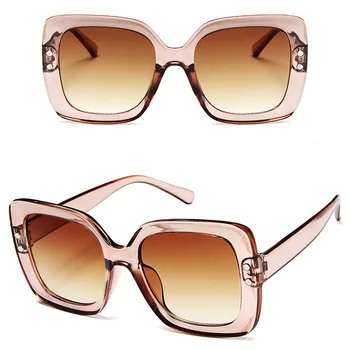 Pătrat ochelari de Soare pentru Femei Brand Designer de Vară Nuante Vintage Supradimensionat Ochelari de Soare Femei Femei Femei ochelari de soare UV400