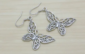 Fierbinte Vinde Moda Animal fluture Argint 925 Cercei pentru Femei de Argint a Preveni alergiile Bine de Bijuterii Cadou
