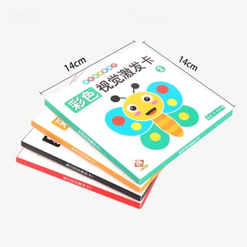 Montessori Jucarii Pentru Copii Alb-Negru Carduri Flash De Mare Contrast Vizual De Stimulare A Activității De Învățare Cartonașe Cadouri Pentru Copii