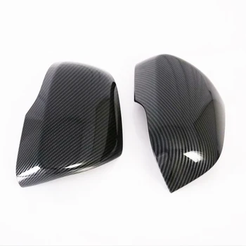 Pentru TOATE-NOUL Hyundai H-1 2018-2020 auto oglinda Retrovizoare capacul ornamental, negru fibră de carbon / crom Semnalizare Laterale și Capace de Oglinzi