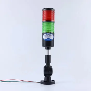 24V Negru Real Led-uri Turn de Semnal de Siguranță Stiva de Alarmă Lampa de Avertizare Multistrat Pliabil Tip Cu Buzzer Pentru CNC