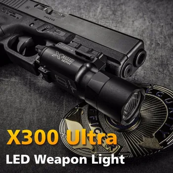 500 Lumeni de Ieșire de Mare Tactice X300 Ultra Pistol de Lumină X300U Armă de Lumină Lanterna Lanterna Glock 17 18 1911 Pistol de Lumină