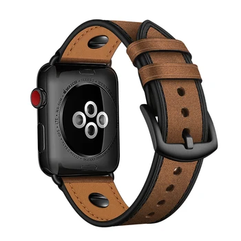 Curea din piele pentru Apple watch band 44 mm 40 mm iWatch trupa 42mm 38mm Înaltă Calitate watchband bratara Apple watch 5 4 3 38 42 44mm