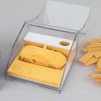 2020 DIY Scrapbooking Omoshiroi Bloc 3D Confort Autocolante Actele Card de Ambarcațiuni Japonia Creative Stereoscopic Notă de Lipicios pe Hârtie