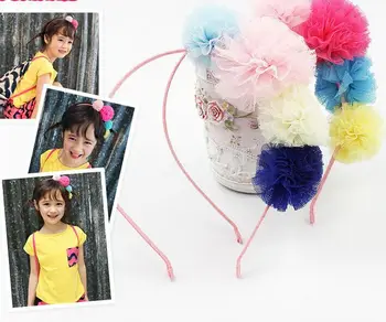 NOI en-Gros pentru copii de colorat pentru copii fast flori, bentițe nunta accesorii de par benzile de partid culori asortate