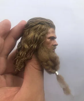 În Stoc 1/6 Scară Thor, fiul lui odin Cap Sculpta cu Plantat de Păr Decadent Grăsime Chris Hemsworth Cap Sculptură Model de Jucărie