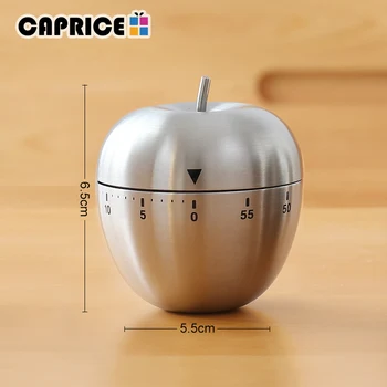 De Bucătărie din Oțel inoxidabil Cronometre Cronometru Apple Mecanice Alarma Numărătoarea inversă Calendarul de Gatit Instrumente de 60 de Minute Inel Timer BXGJSQ-PG
