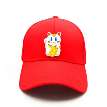 Cat noroc broderie de bumbac Casquette Șapcă de Baseball capac de hip-hop Reglabil Snapback Pălării pentru copii barbati femei 254