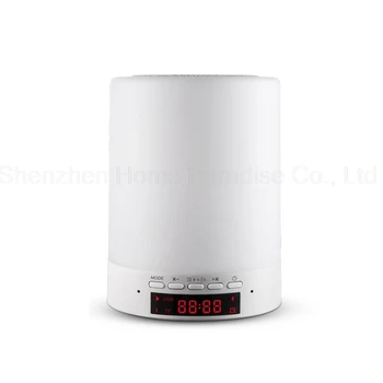 Touch Control Ceasuri de Alarmă fără Fir Bluetooth Boxe Lumini de Noapte Digitale Ceasuri de Alarmă LED Trezi Lumina Ceas de Masa Decor Acasă