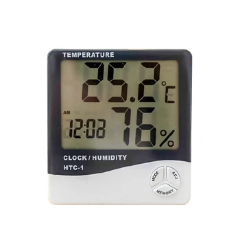 ANKNDO Interior LCD Digital de Temperatură și Umiditate Metru Cameră Termometru Higrometru Smart Recorder Ceas Deșteptător