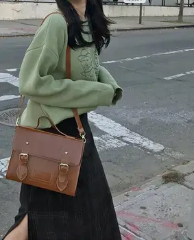 Femei de moda geantă de mână de mici vintage sex feminin casual umăr geanta messenger fata geanta office GUODE78
