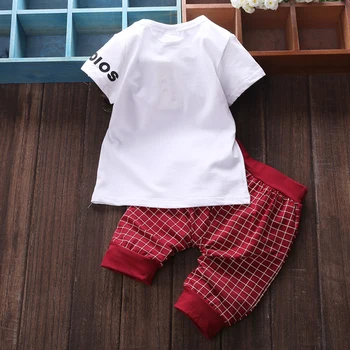 Fierbinte Băiețel Copil Nou-născut Star T-shirt, Blaturi+Pantaloni cu Dungi Costum de Haine Set Toddler Scrisoare de Imprimare Set Haine