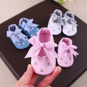 Pantofi Pentru Copii Flori De Copil Nou-Născut Fată Pantofi De Moda De Flori Prințesă Prima Walker Baby Girl Pantofi