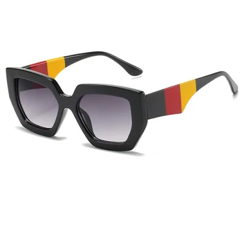 Brand Pătrat ochelari de Soare Femei Supradimensionat Vintage ochelari de Soare Pentru Femei de Moda 2020 Lux Mare culoare Rama Ochelari Ochelari de UV400