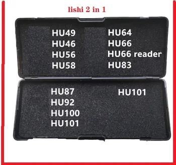 LiShi 2 in 1 2in1 lăcătuș instrument HU100R HU101 HU100 HU92 HU87 HU83 HU64 HU66 HU58 toy43 DWO4R DWO5 HY15 HY16 HY17car chei