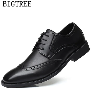 Brand De Lux Mens Rochie Pantofi Piele Barbati Pantofi Barbati Formale Moda Italiana Elegant Pantofi Pentru Bărbați Clasice Sapato Masculino