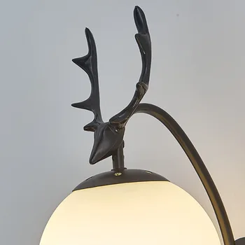 Noua Creatie Nordic Interioară Lampă De Perete De Sticlă Mingea Camera De Zi Dormitor Lampă De Noptieră Post Moderne De Lumină Oglindă Interior Lumini De Perete