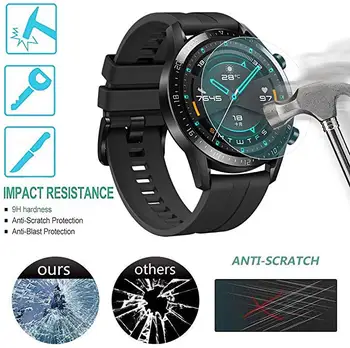 100BUC Universal Smartwatch Rotund de Sticla cu Diametrul de 37mm 38mm 39mm 40mm 41mm 42mm Ecran Protector de Film Protector