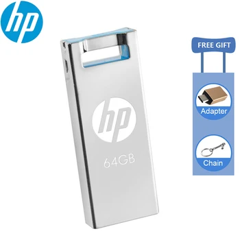Original HP V295W Unitate Flash USB memoria usb 2.0 64GB 32GB 16GB 8GB stick de Memorie flash pen drive Metal rezistent la apa rezistent la Socuri