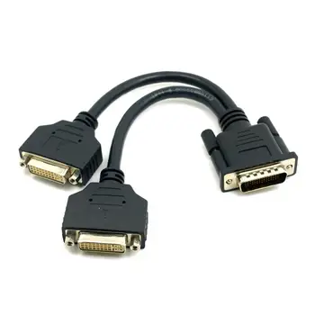 DMS 59PinDMS-59 PD hd Mascul la 2 x VGA DVI 24+5 de sex Feminin Convertor Adaptor Dual Link Video Splitter Cablu pentru Monitor Dublu Sistem